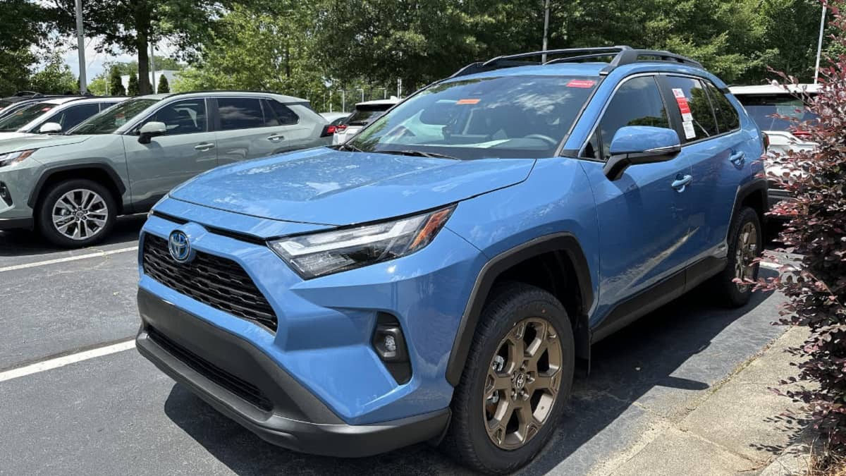 2023 Toyota RAV4 Hybrid Woodland Edition Cavalry Blue