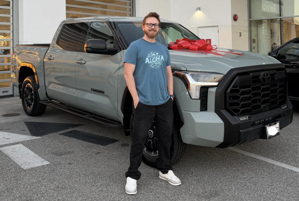 Jason and his 2023 Toyota Tundra