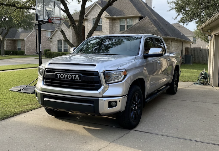 Alex Lemoine's 2023 Toyota Tundra parked in the driveway