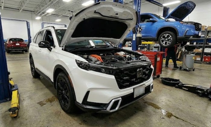 2025 Honda CR-V in the service bay