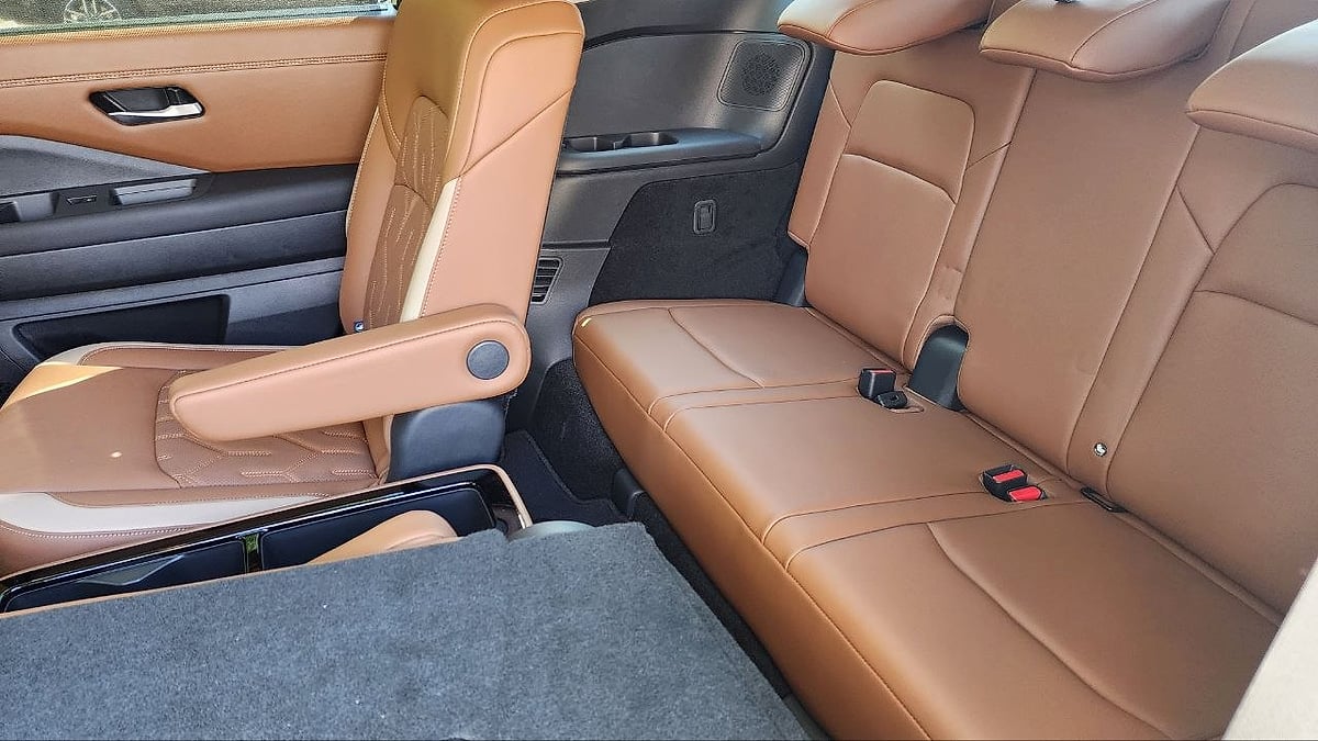 2023 Nissan Pathfinder's 3rd row seat