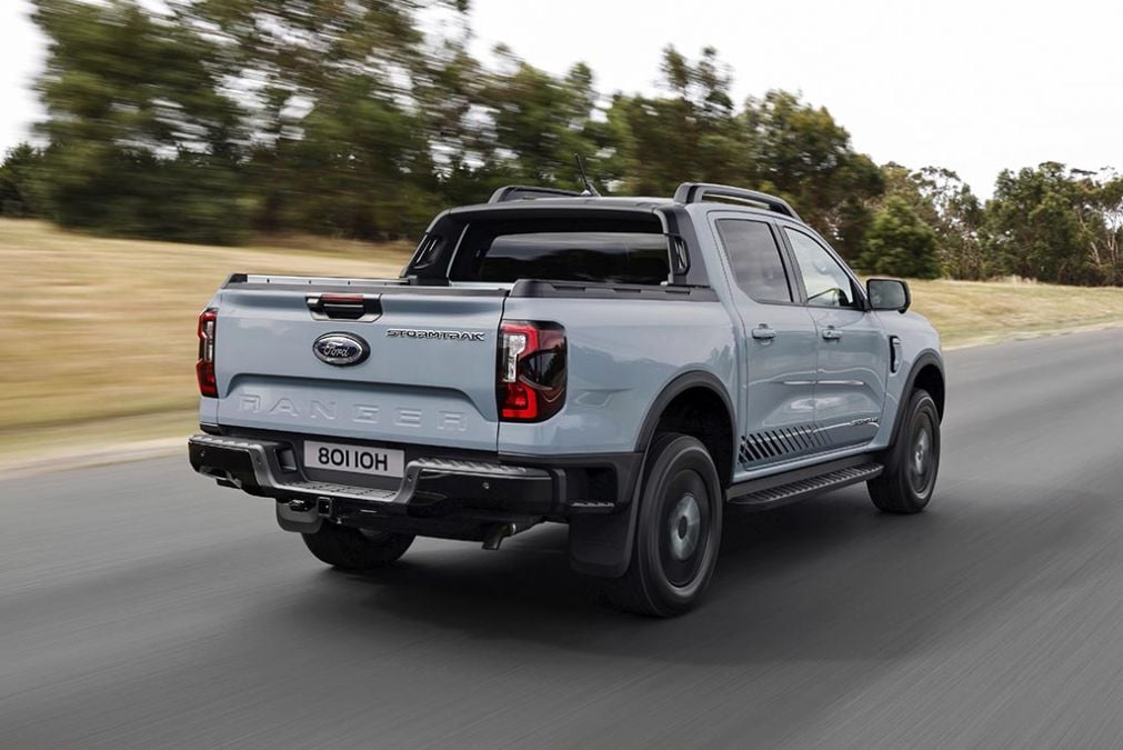 2023 Ford Ranger driving on the road