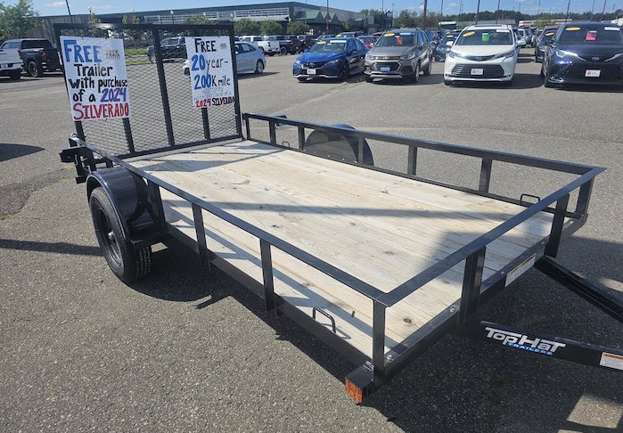 This trailer is included in the 2024 Chevy Silverado purchase