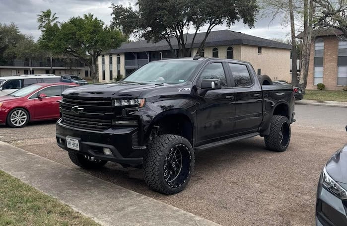 2024 Chevy Silverado wheel &amp; tire setup