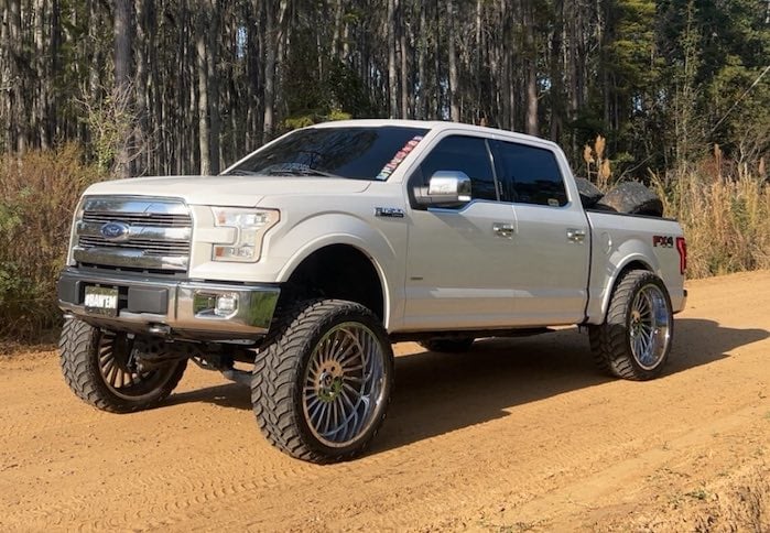 Bailey Musselwhite's Ford F-150 with a Carolina Squat