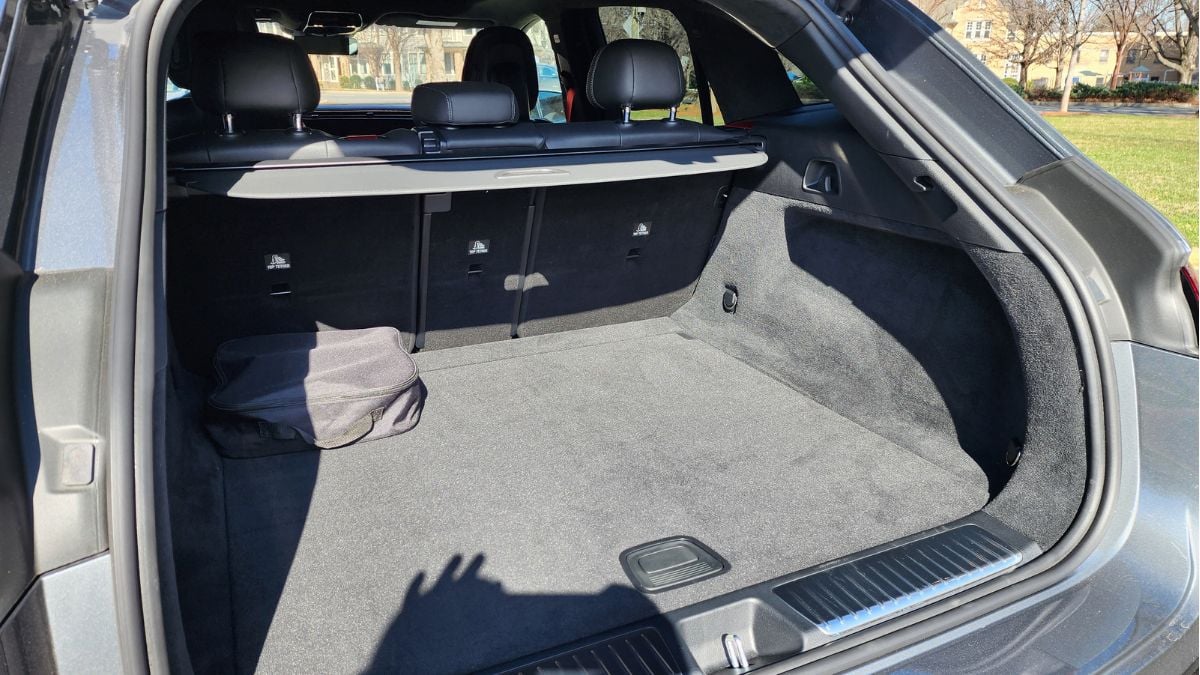 2024 Mercedes-AMG EQE SUV Review, trunk and cargo space