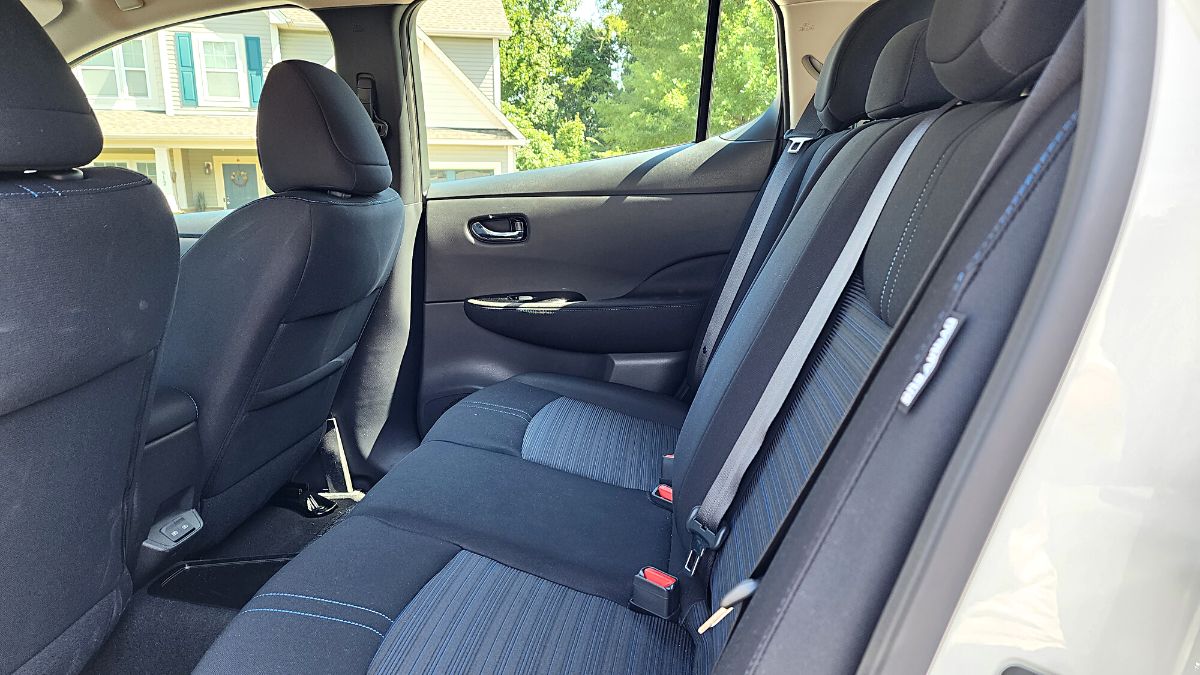 2024 Nissan Leaf SV Plus Review, rear seats