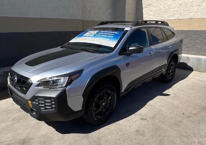 2024 Subaru Outback with Costco windshield sign