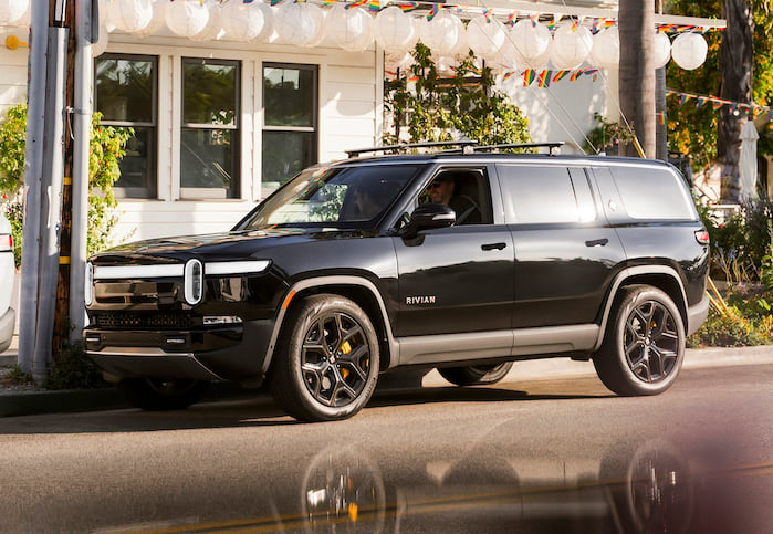 2024 Rivian R1S on the street