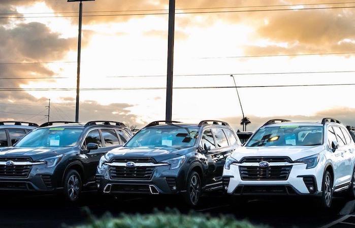 2024 Subaru Ascent models at the dealer