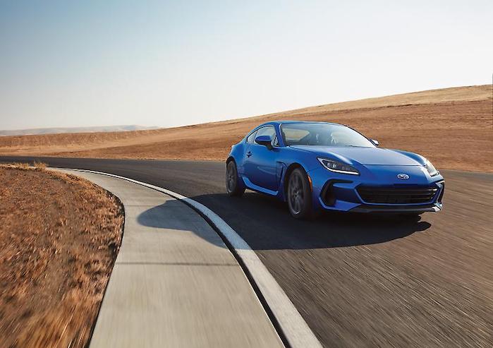 2024 Subaru BRZ tS on the track
