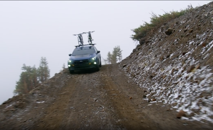 2024 Subaru Crosstrek on the trail
