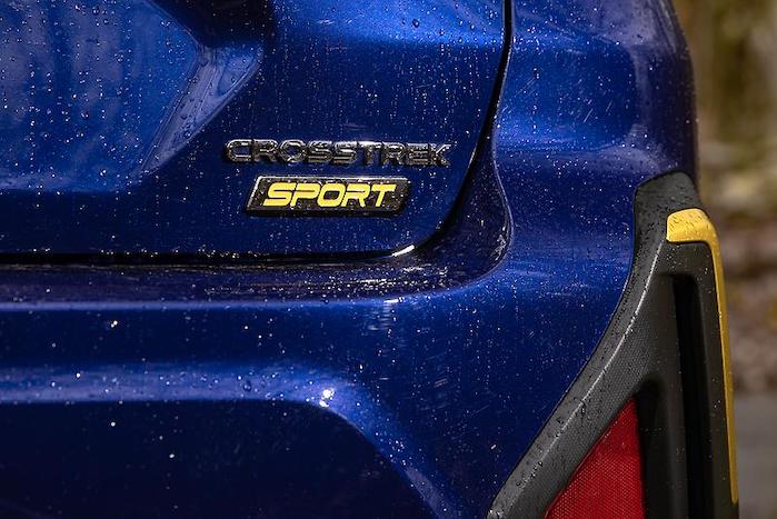 2024 Subaru Crosstrek Sport's rear badge