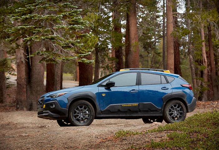 2024 Subaru Crosstrek Wilderness arrives without a full-size spare tire