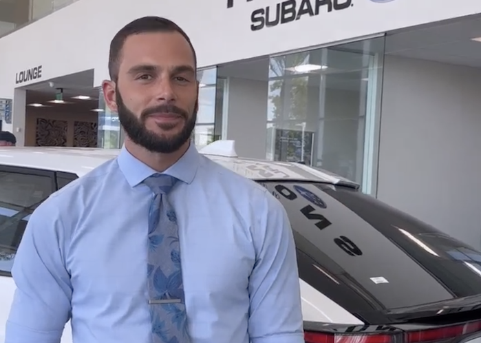 Subaru salesman at Timmons Subaru