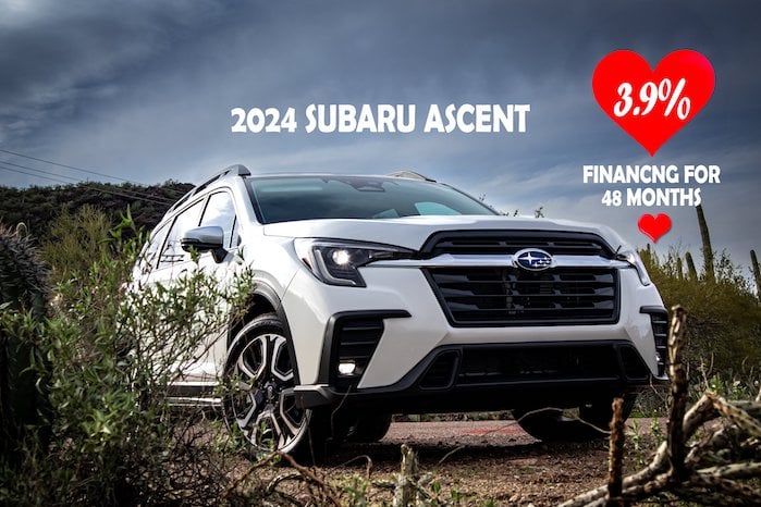 2024 Subaru Ascent with advertising