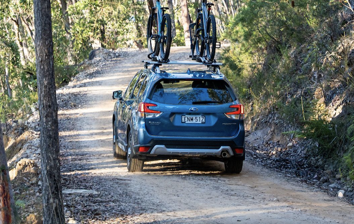 2024 Subaru Forester on the trail