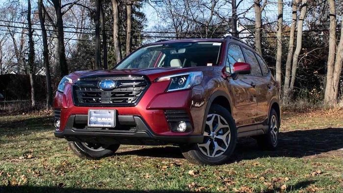 2024 Subaru Forester sitting on the lot