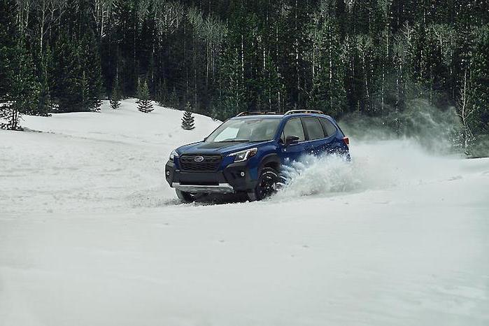 2024 Subaru Forester in deep snow