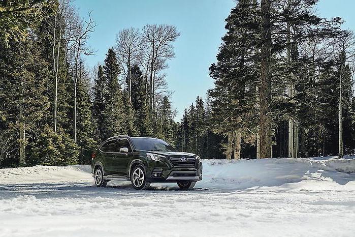 2024 Subaru Forester in the snow