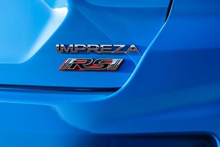2024 Subaru Impreza RS badge