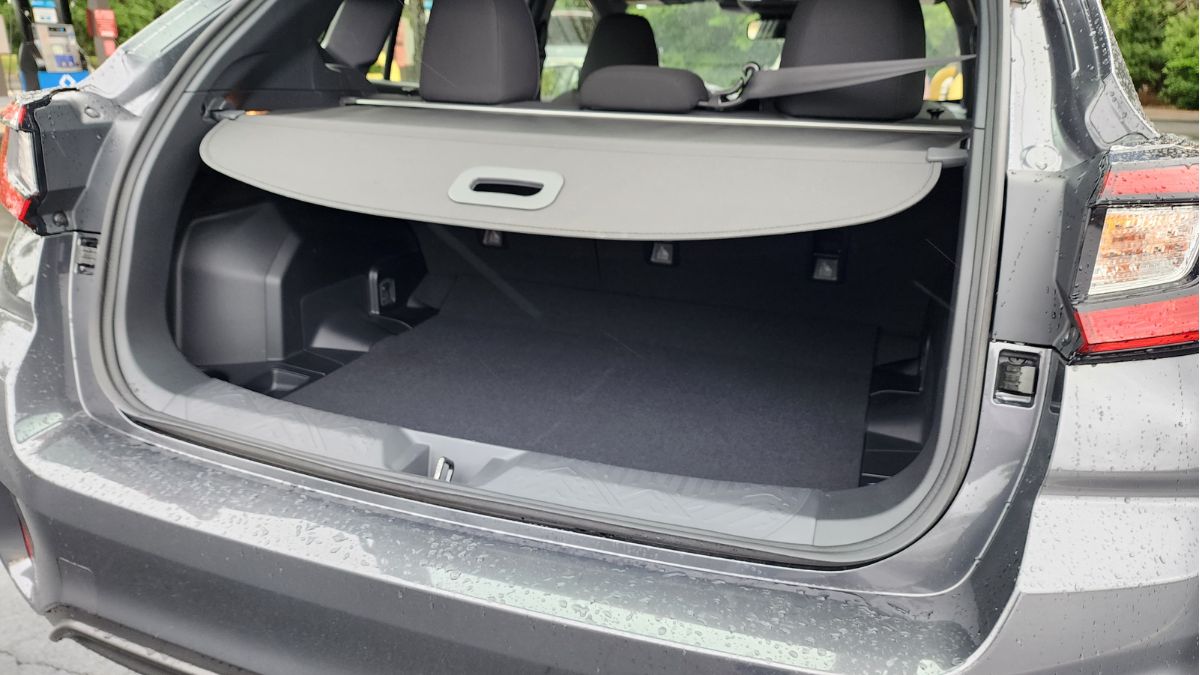 2024 Subaru Impreza RS Review: trunk storage area