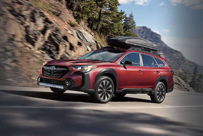 2024 Subaru Outback on the road