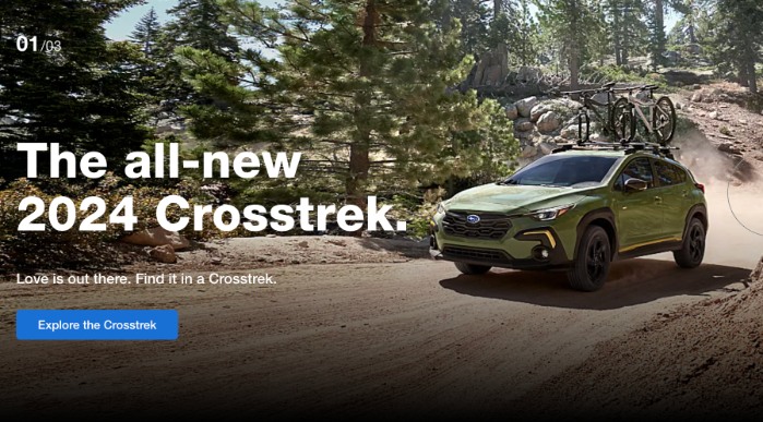 2024 Subaru Crosstrek online shopping tool