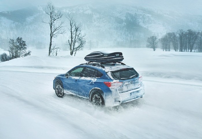 2023 Subaru Crosstrek in the snow