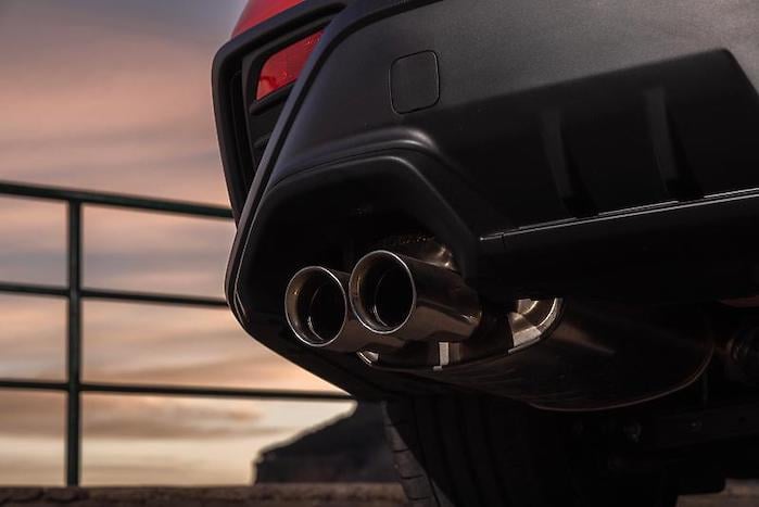 2024 Subaru WRX dual tailpipes