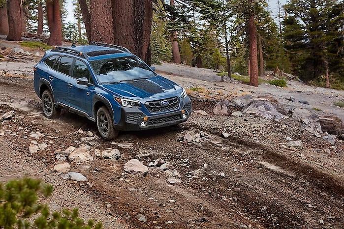 2024 Subaru Outback Wilderness on the trail