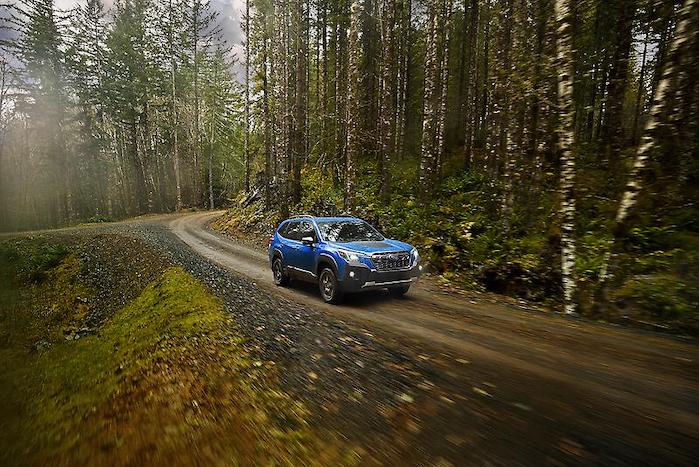 2024 Subaru Forester Wilderness on the trail