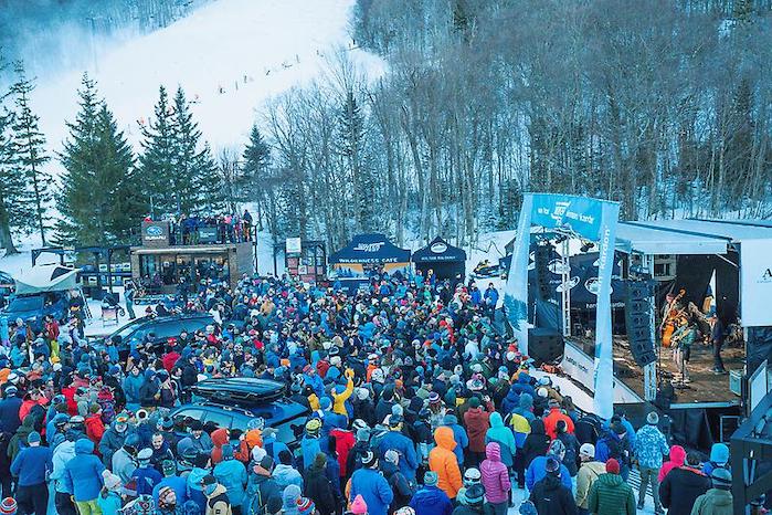 Subaru fans at WinterFest 2024