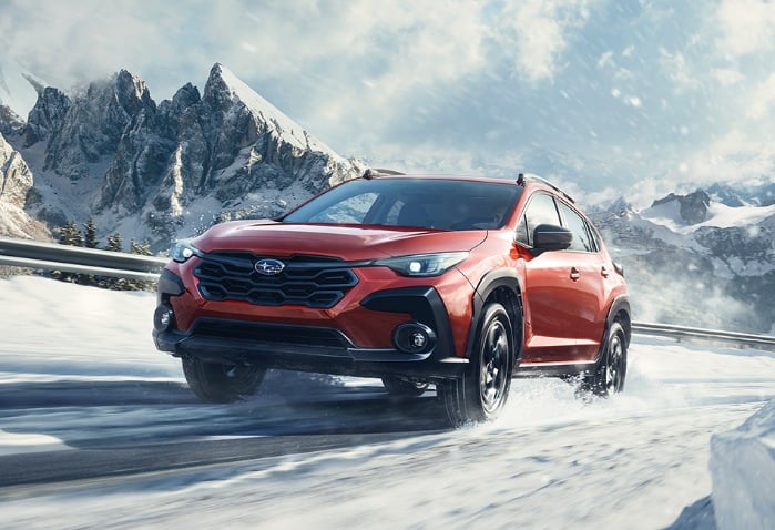 2024 Subaru Crosstrek in the snow