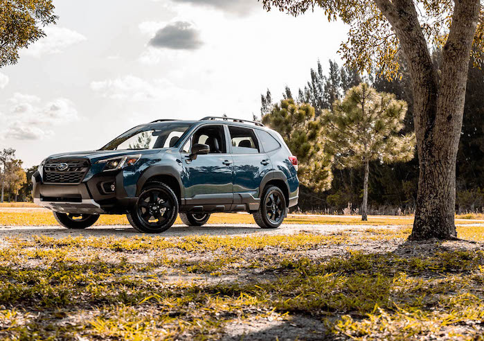 2024 Subaru Forester sitting in a field