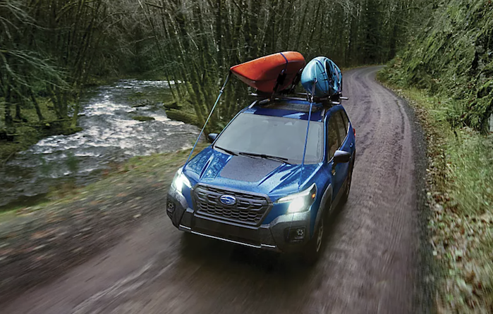 2024 Subaru Forester driving off road