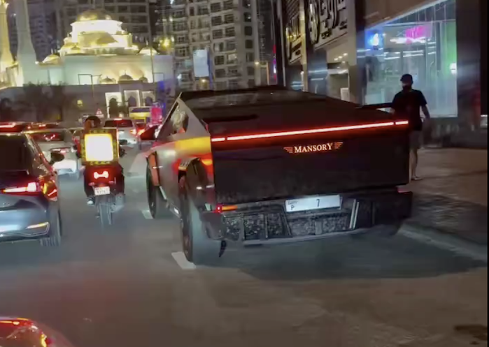 Tesla Cybertruck by Mansory in Dubai