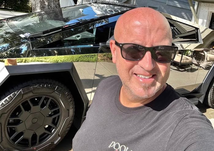 Dave Peck and his Tesla Cybertruck