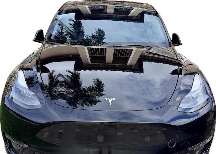 Joe's ceramic tint on his Tesla Model Y