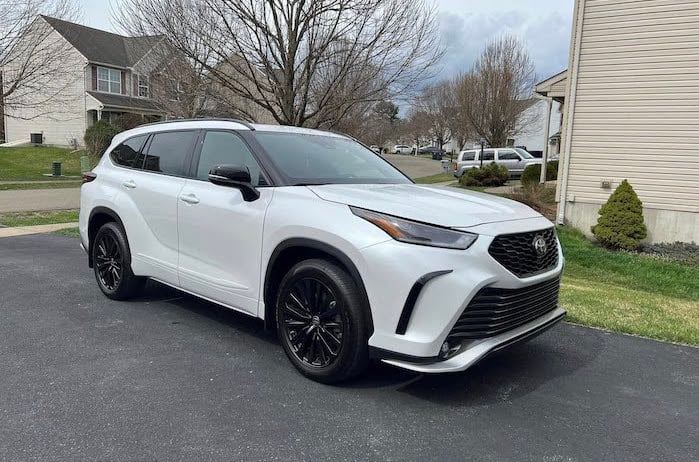 George Joseph's 2024 Toyota Highlander in his driveway