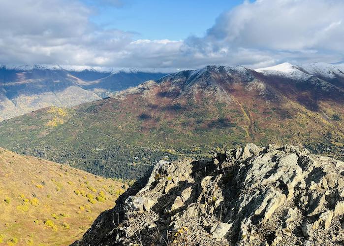 Rachel's picture of Alaska mountains