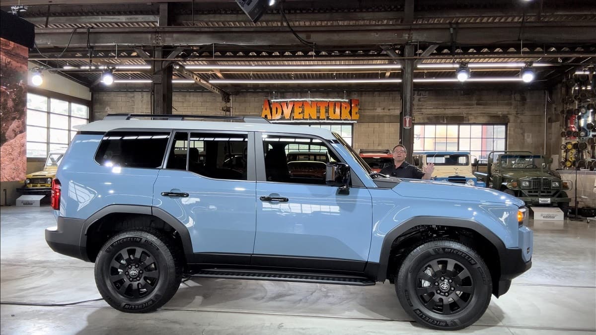 2024 Toyota Land Cruiser in Heritage Blue