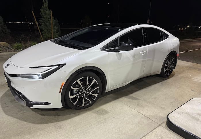 2024 Toyota Prius after the tint