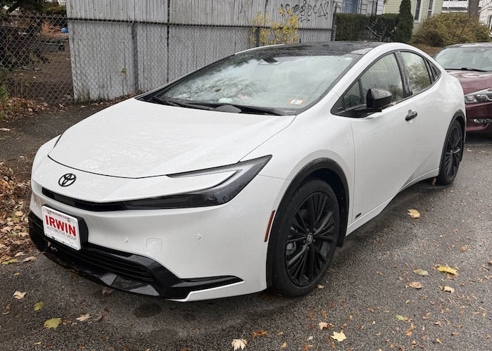 2024 Toyota Prius with 19-in wheels
