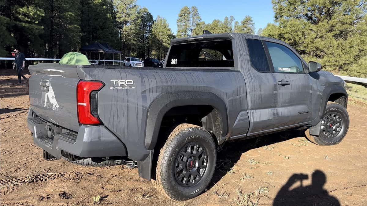 2024 Toyota Tacoma TRD PreRunner Underground back end side profile