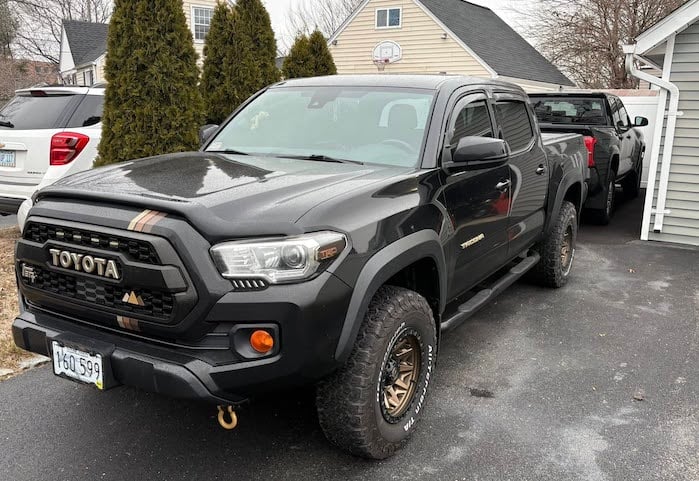 3rd-gen Toyota Tacoma in the driveway