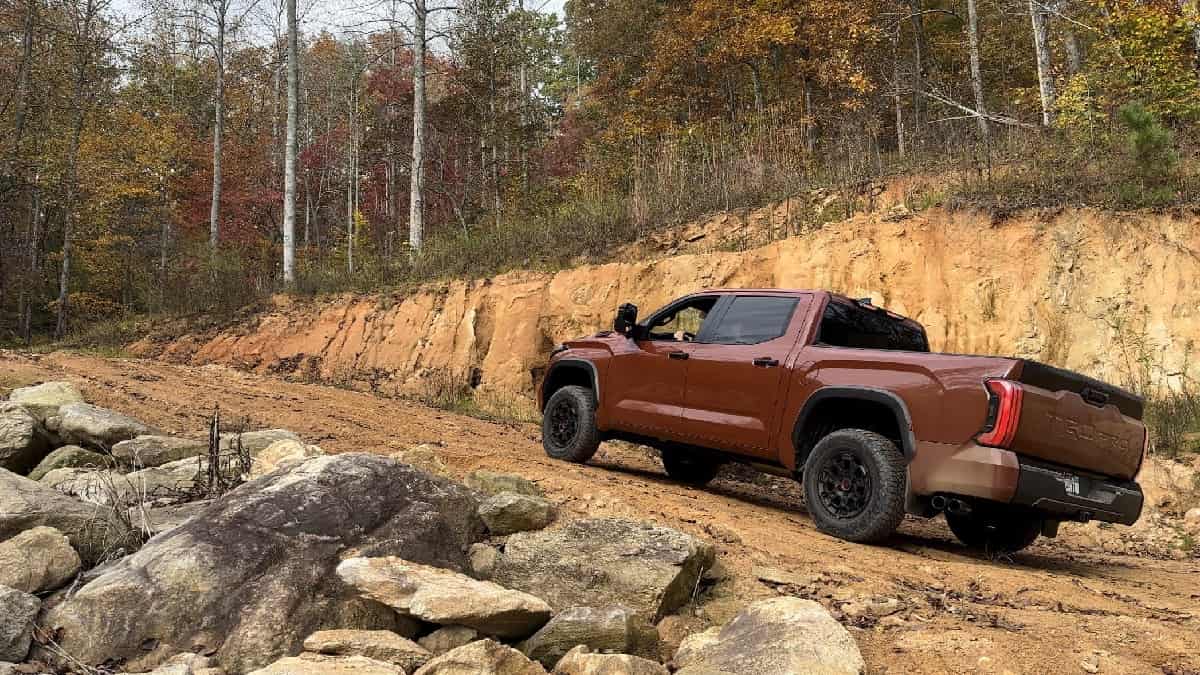 2024 Toyota Tundra TRD Pro Terra hill climb