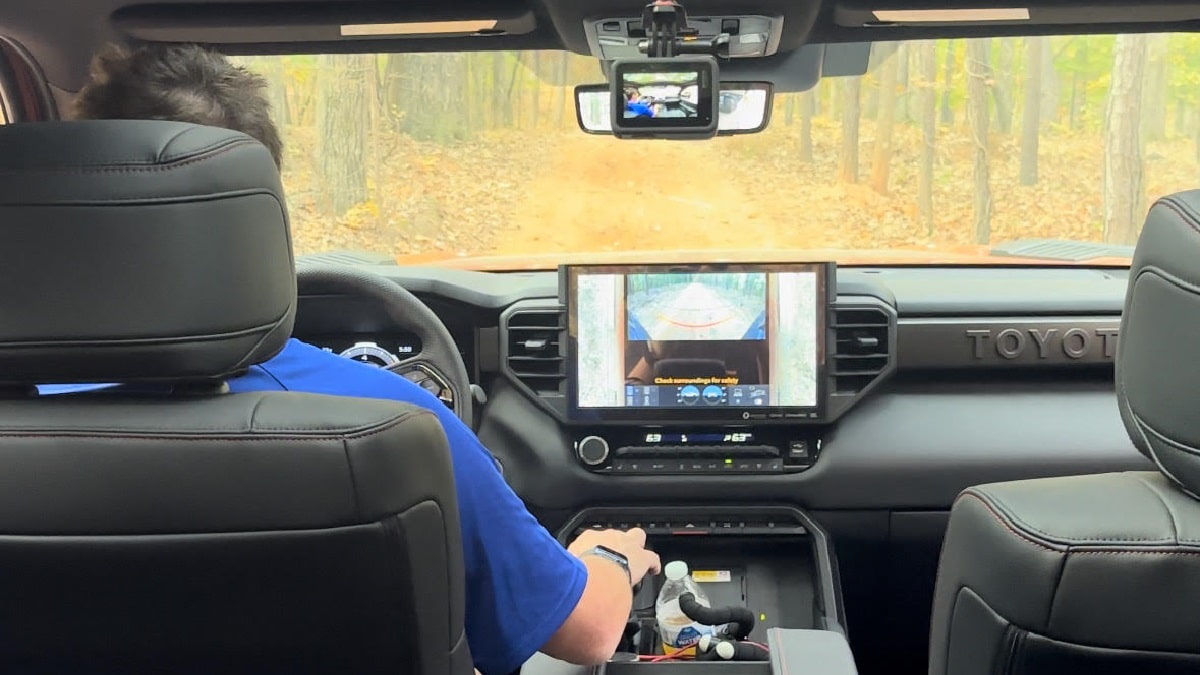 2024 Toyota Tundra TRD Pro Terra interior multi-terrain monitor
