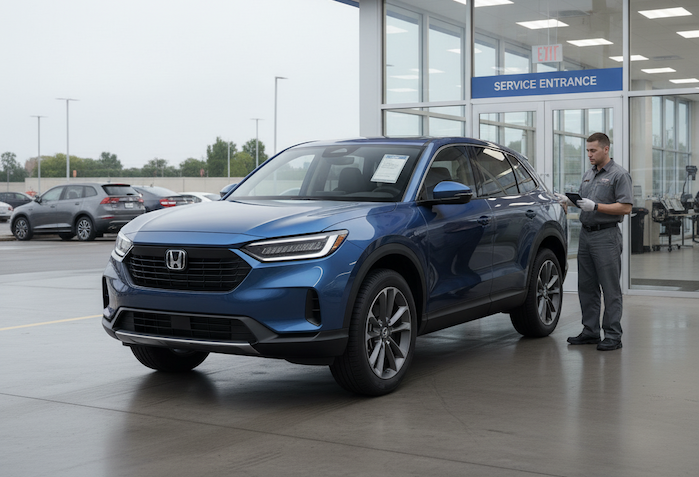 Benny's 2024 Honda Prologue at the dealer