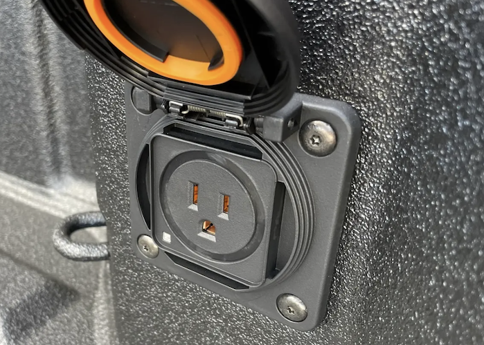 2025 chevy Silverado 120V power outlet